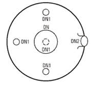 FIVE NECK BOTTOM OUTLET SPHERICAL VESSELS&nbsp;